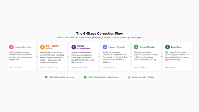 The Memory Architecture: How Corrections Compound